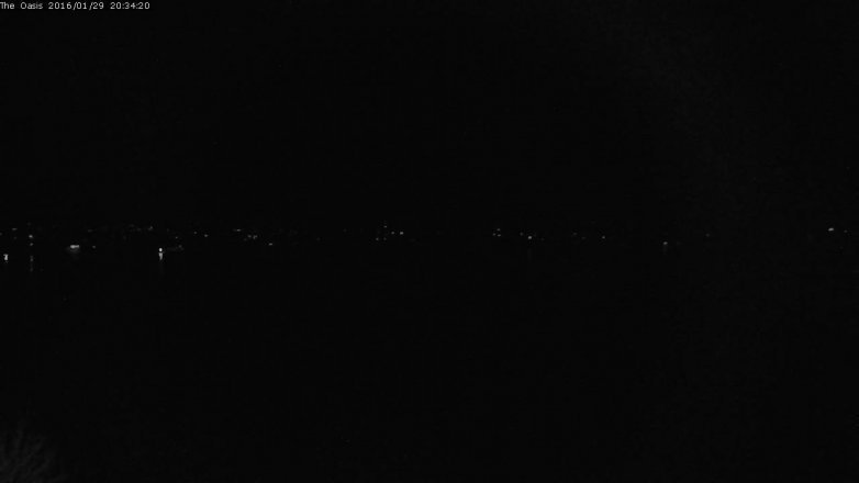 Lake Travis webcam, January 29, 2016 7:40 PM CT