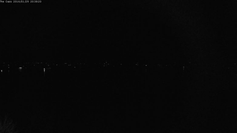 Lake Travis webcam, January 29, 2016 7:45 PM CT