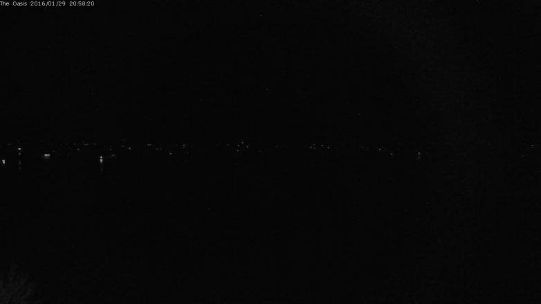 Lake Travis webcam, January 29, 2016 8:05 PM CT