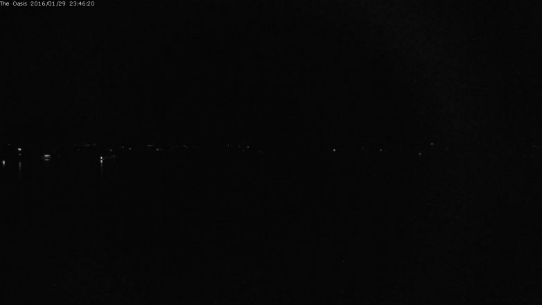 Lake Travis webcam, January 29, 2016 10:55 PM CT