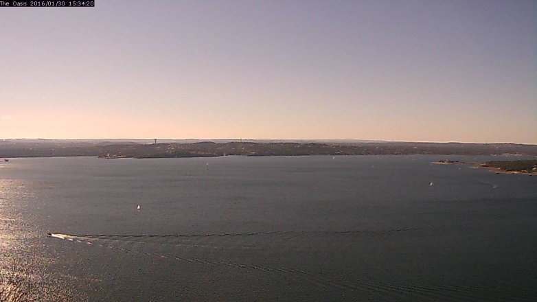 Lake Travis webcam, January 30, 2016 2:40 PM CT