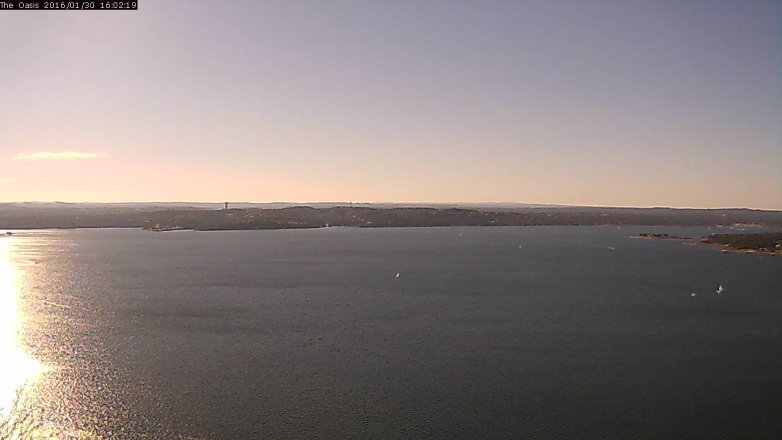 Lake Travis webcam, January 30, 2016 3:10 PM CT