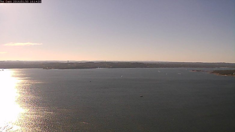 Lake Travis webcam, January 30, 2016 3:20 PM CT