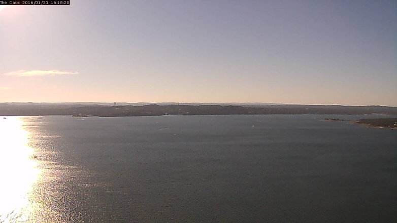 Lake Travis webcam, January 30, 2016 3:25 PM CT