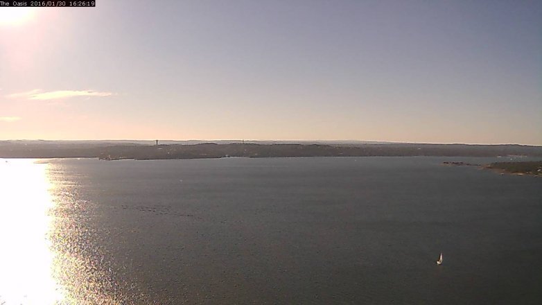 Lake Travis webcam, January 30, 2016 3:35 PM CT