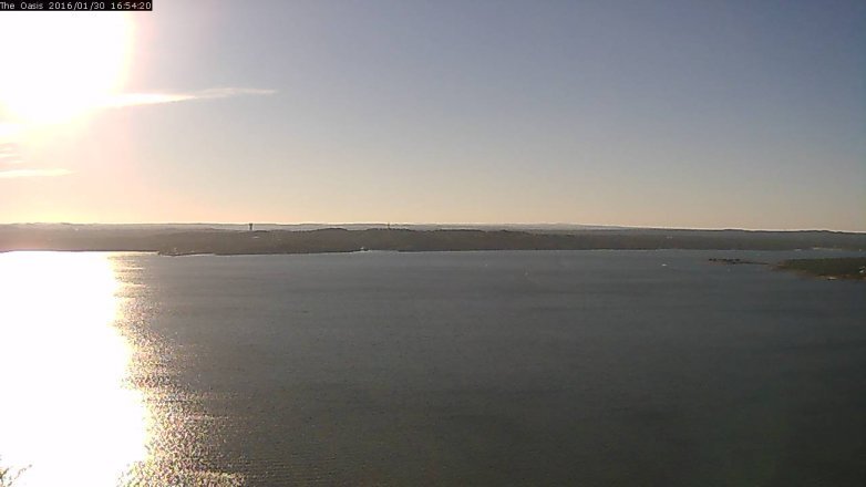 Lake Travis webcam, January 30, 2016 4:00 PM CT