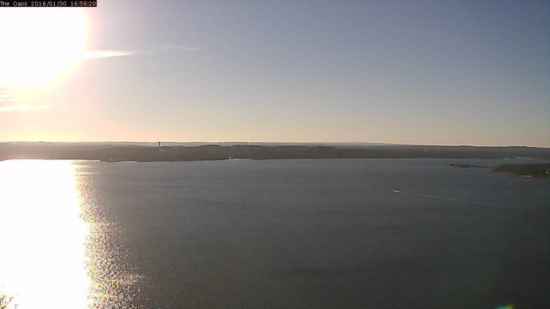Lake Travis webcam, January 30, 2016 4:05 PM CT