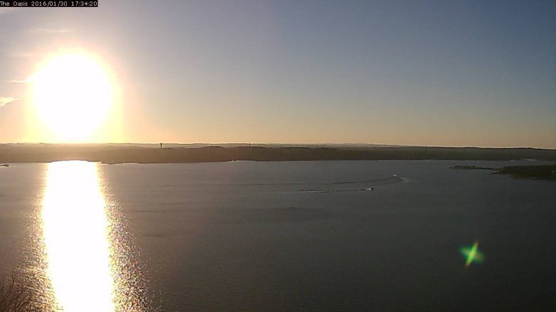 Lake Travis webcam, January 30, 2016 4:40 PM CT