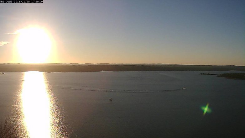 Lake Travis webcam, January 30, 2016 4:45 PM CT