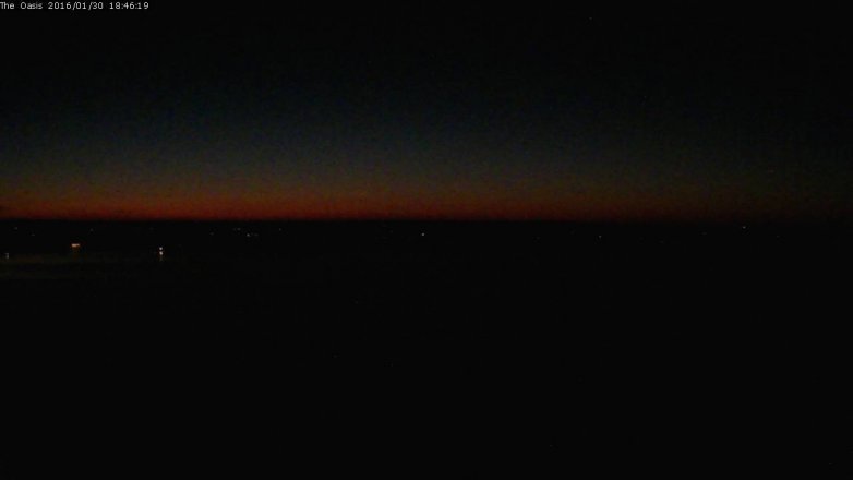 Lake Travis webcam, January 30, 2016 5:55 PM CT