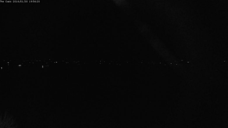 Lake Travis webcam, January 30, 2016 7:05 PM CT