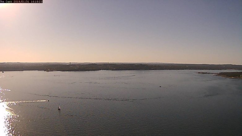 Lake Travis webcam, January 31, 2016 3:25 PM CT
