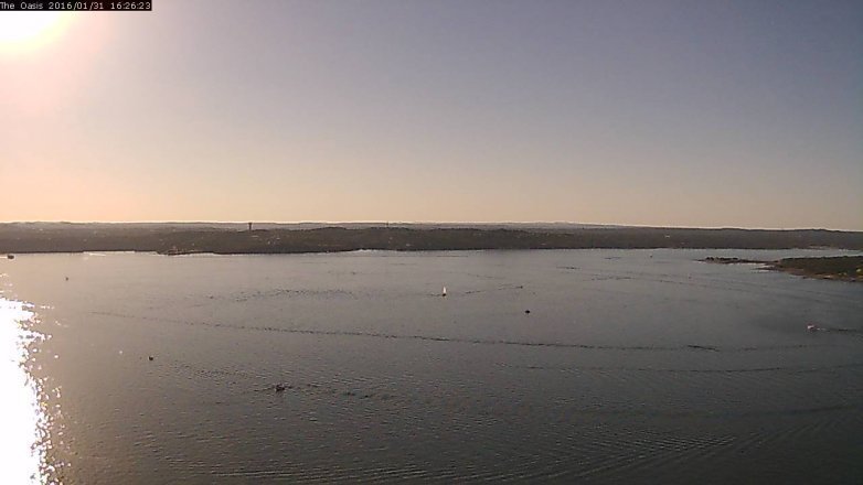 Lake Travis webcam, January 31, 2016 3:30 PM CT