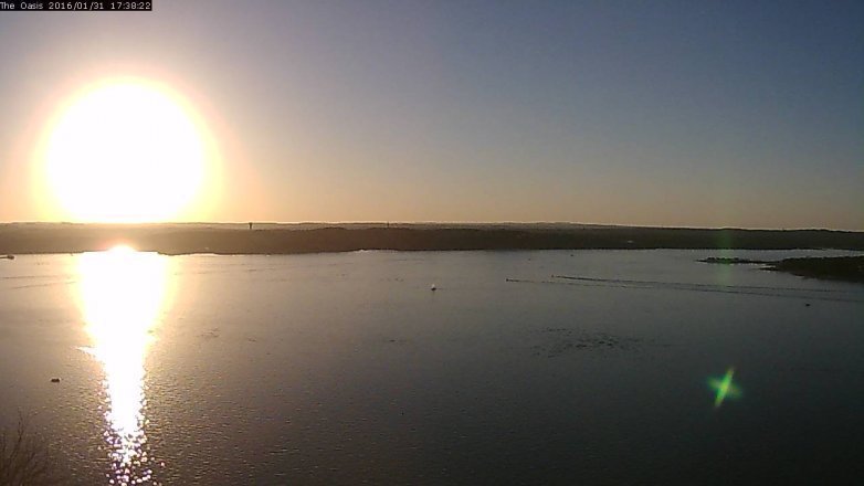 Lake Travis webcam, January 31, 2016 4:45 PM CT