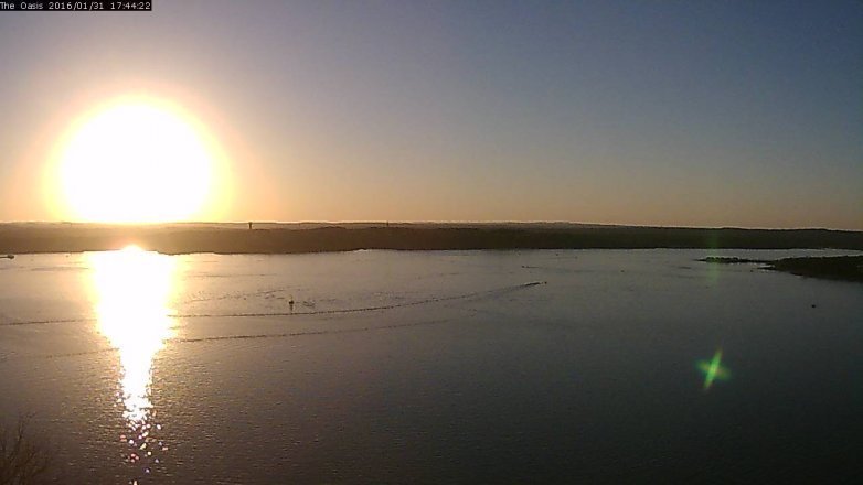 Lake Travis webcam, January 31, 2016 4:50 PM CT