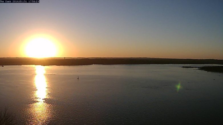 Lake Travis webcam, January 31, 2016 5:00 PM CT
