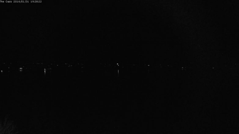 Lake Travis webcam, January 31, 2016 6:35 PM CT