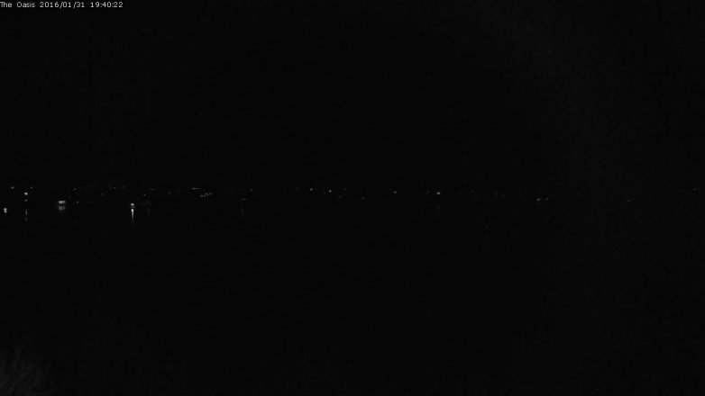 Lake Travis webcam, January 31, 2016 6:45 PM CT