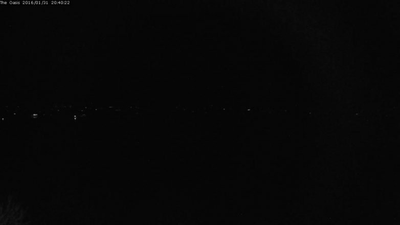 Lake Travis webcam, January 31, 2016 7:45 PM CT