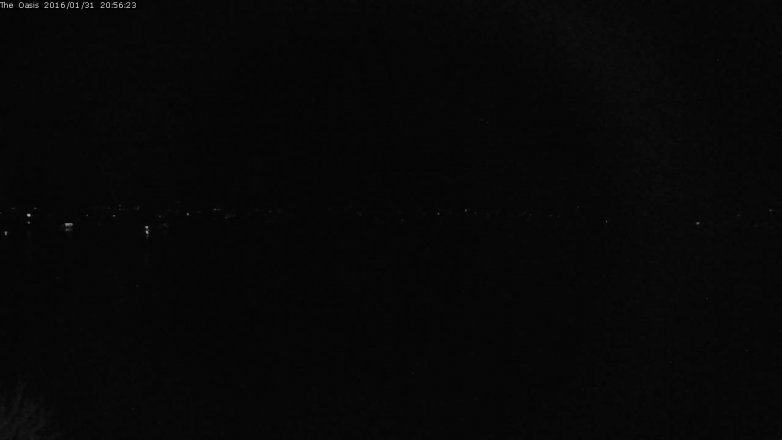 Lake Travis webcam, January 31, 2016 8:05 PM CT