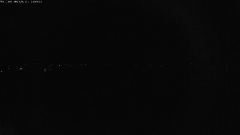 Lake Travis webcam, January 31, 2016 9:15 PM CT