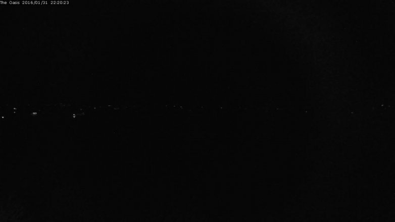 Lake Travis webcam, January 31, 2016 9:25 PM CT
