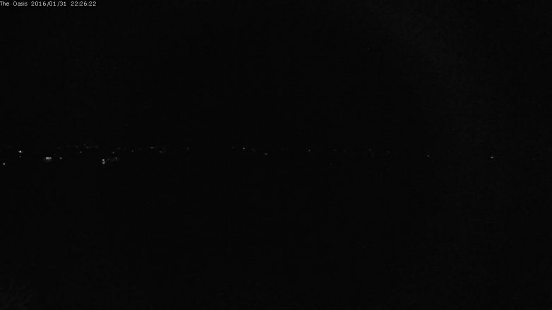Lake Travis webcam, January 31, 2016 9:35 PM CT