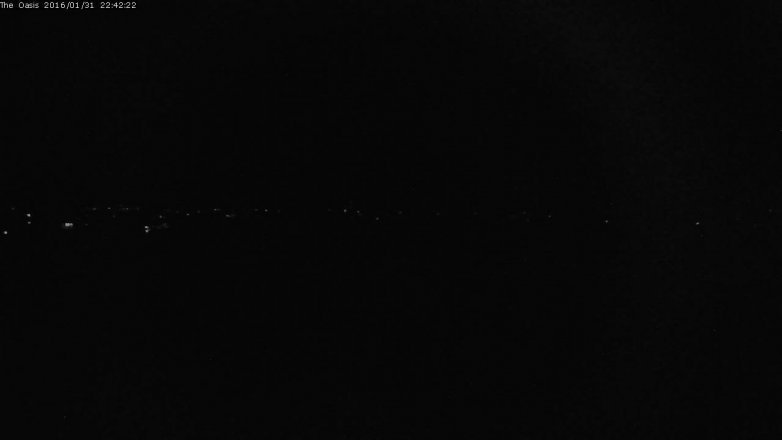 Lake Travis webcam, January 31, 2016 9:50 PM CT