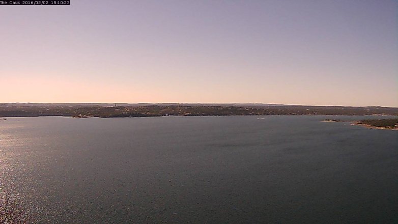 Lake Travis webcam, February 2, 2016 2:15 PM CT
