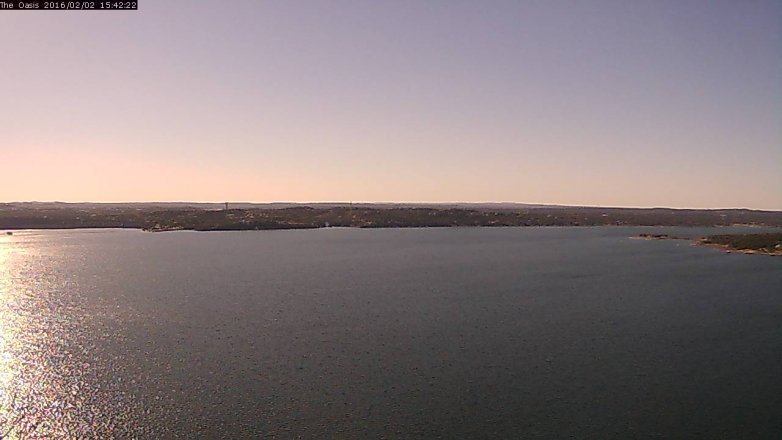 Lake Travis webcam, February 2, 2016 2:50 PM CT