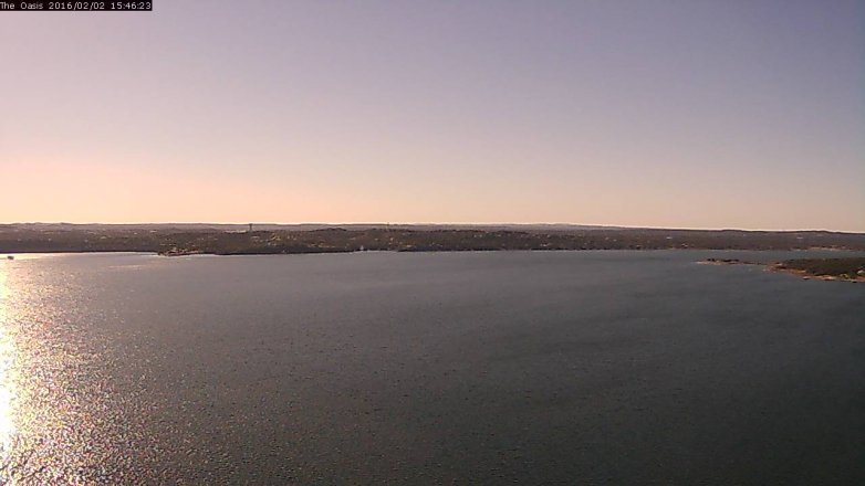 Lake Travis webcam, February 2, 2016 2:55 PM CT