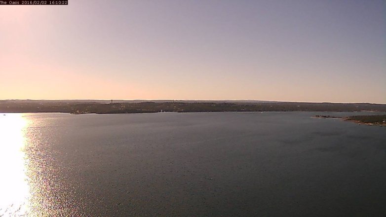 Lake Travis webcam, February 2, 2016 3:15 PM CT