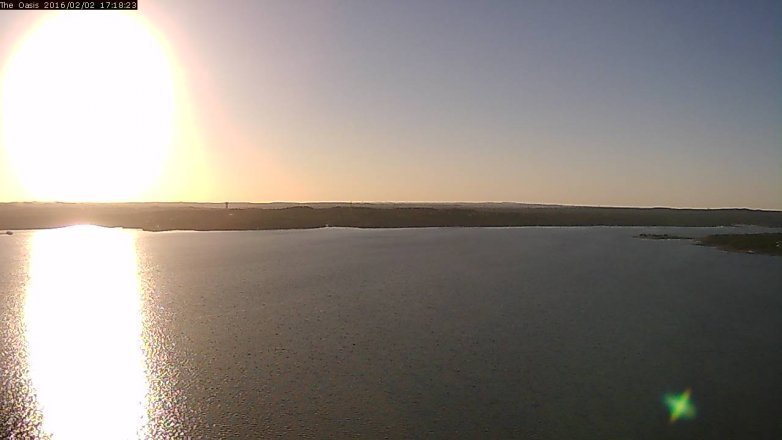 Lake Travis webcam, February 2, 2016 4:25 PM CT