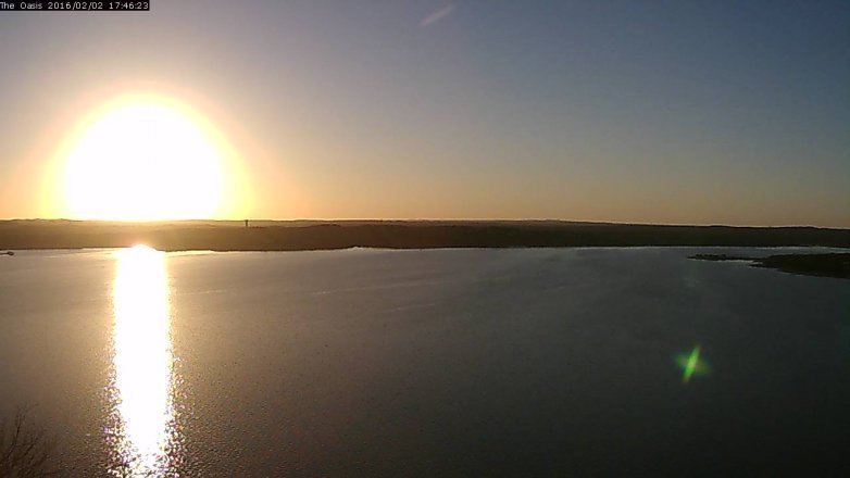 Lake Travis webcam, February 2, 2016 4:55 PM CT
