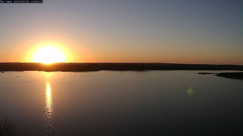 Lake Travis webcam, February 2, 2016 5:10 PM CT