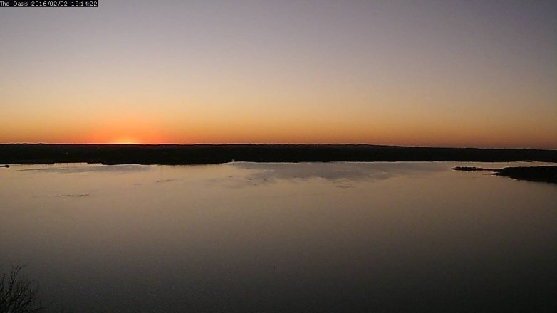 Lake Travis webcam, February 2, 2016 5:20 PM CT