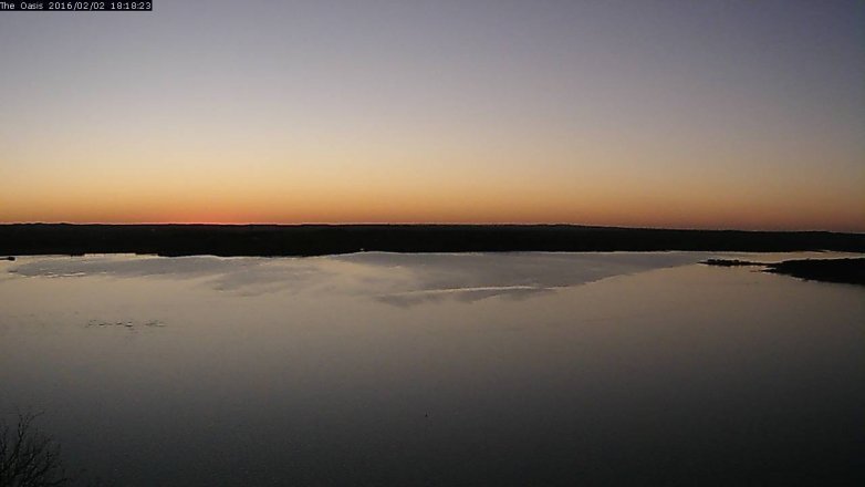 Lake Travis webcam, February 2, 2016 5:25 PM CT