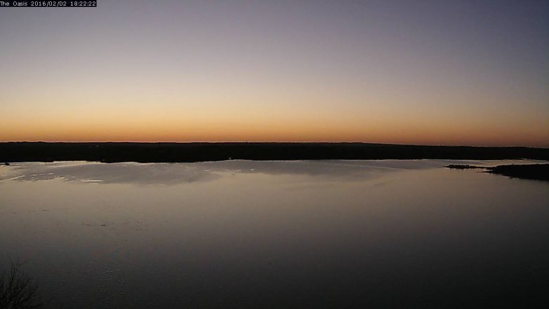 Lake Travis webcam, February 2, 2016 5:30 PM CT