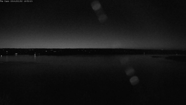 Lake Travis webcam, February 2, 2016 6:00 PM CT