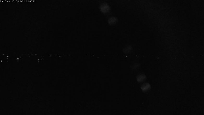 Lake Travis webcam, February 2, 2016 9:45 PM CT