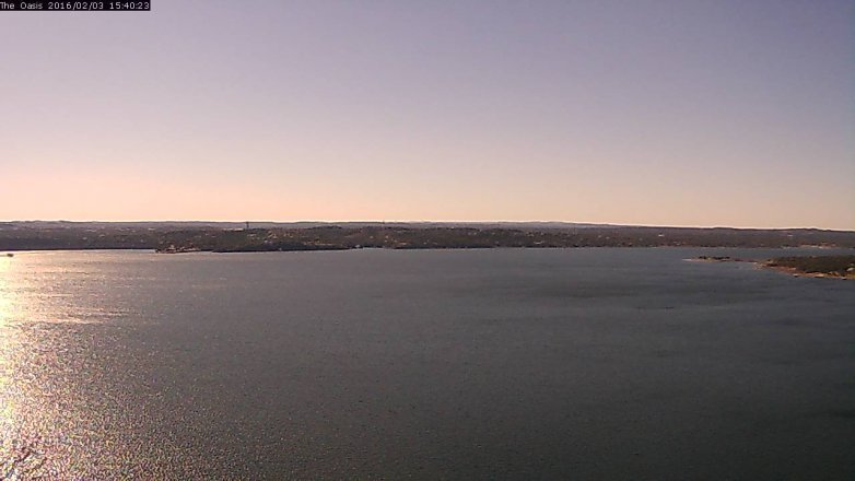 Lake Travis webcam, February 3, 2016 2:45 PM CT