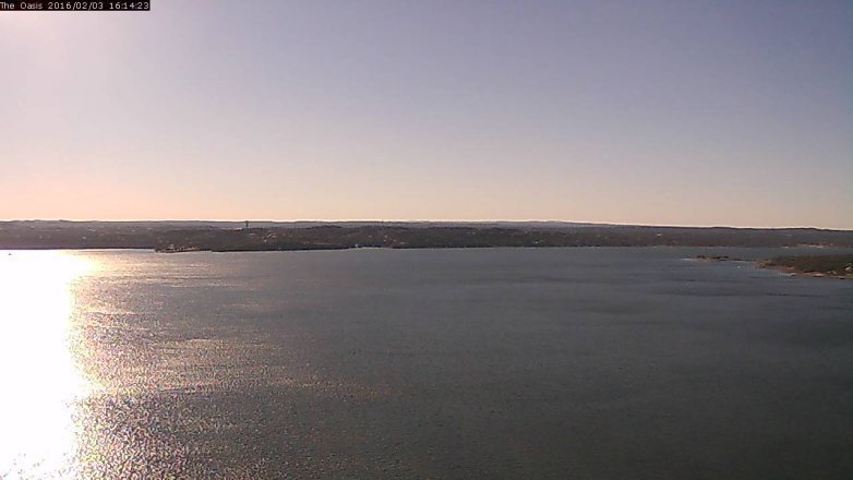 Lake Travis webcam, February 3, 2016 3:20 PM CT