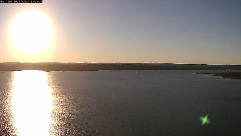 Lake Travis webcam, February 3, 2016 4:35 PM CT