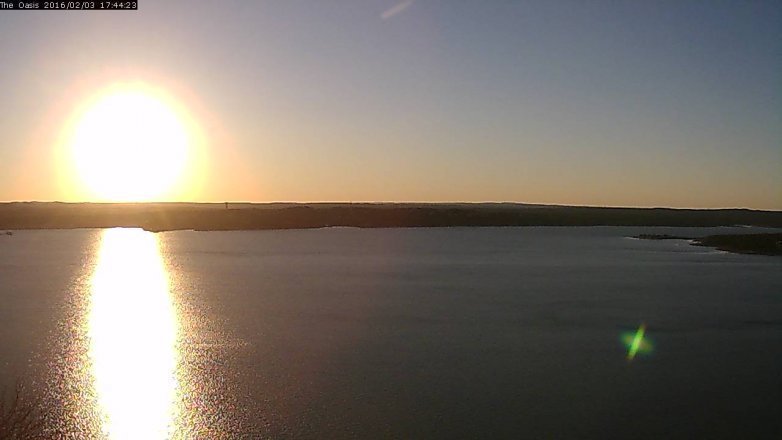 Lake Travis webcam, February 3, 2016 4:50 PM CT