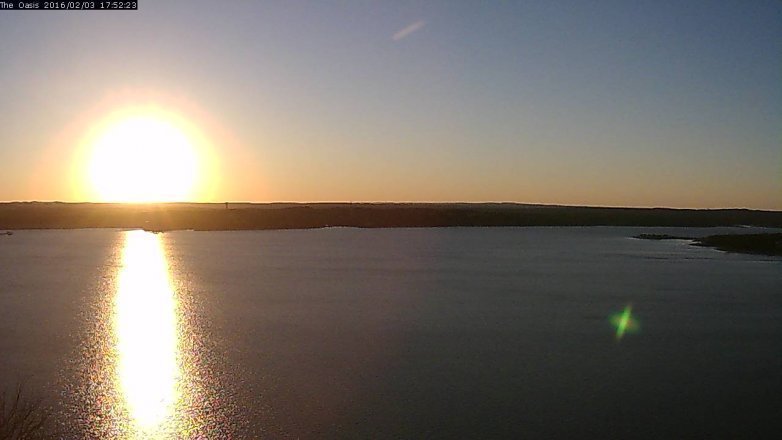 Lake Travis webcam, February 3, 2016 5:00 PM CT