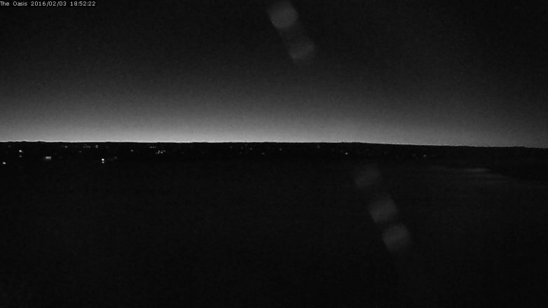 Lake Travis webcam, February 3, 2016 6:00 PM CT