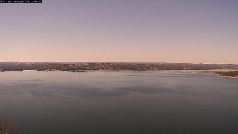 Lake Travis webcam, February 4, 2016 11:50 AM CT