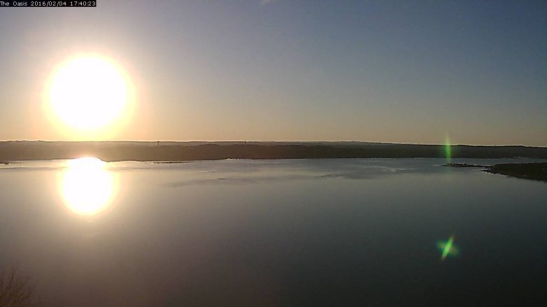 Lake Travis webcam, February 4, 2016 4:45 PM CT