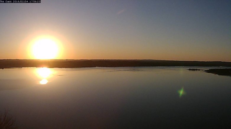 Lake Travis webcam, February 4, 2016 5:05 PM CT