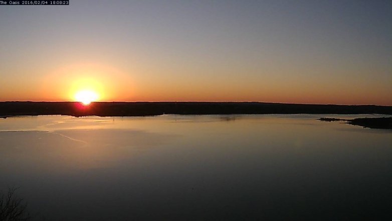 Lake Travis webcam, February 4, 2016 5:15 PM CT